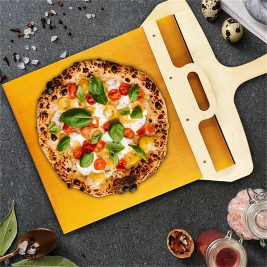 NaturalEase Pizza Peel – Hochwertige Holz-Pizzaschaufel für Perfekte Backergebnisse